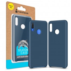 MakeFuture Накладка Silicone Case Huawei P Smart Plus Blue